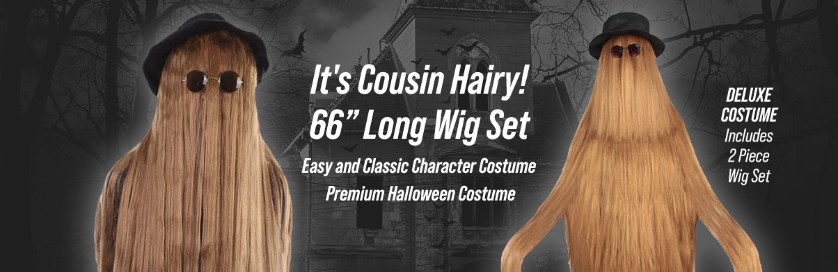 Cousin Hairy Costume Headshot